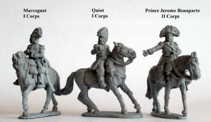 Mounted Generals of Division and Brigade - Metal