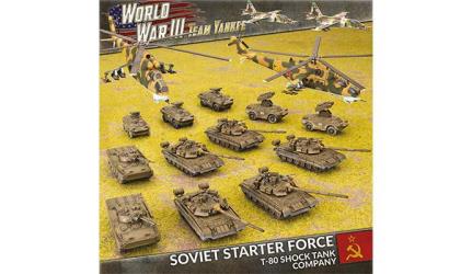Soviet Starter Force: T-80 Shock Tank Company (Plastic)
