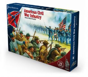 American Civil War Infantry plastic boxed set