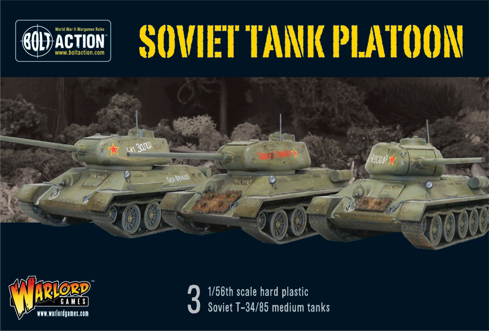 Soviet tank platoon - T34/85