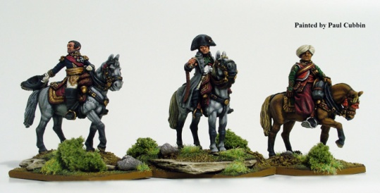 Napoleon and Staff Mounted - Metal