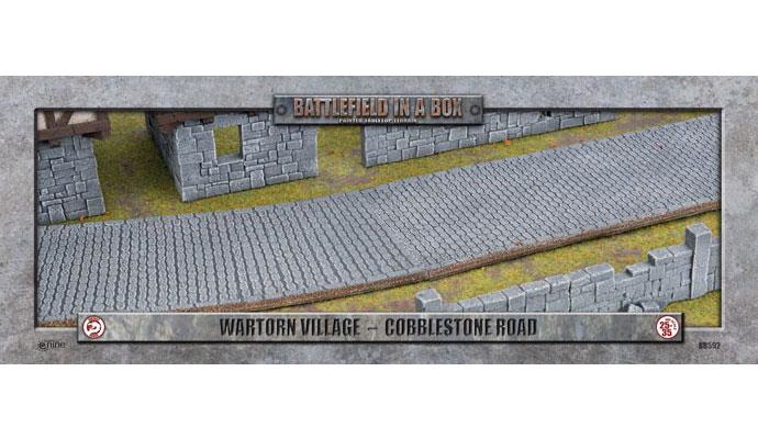  Wartorn Village Cobblestone Road (28mm)