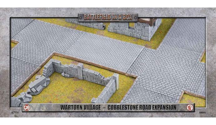 Wartorn Village: Cobblestone Road Expansion (x6)