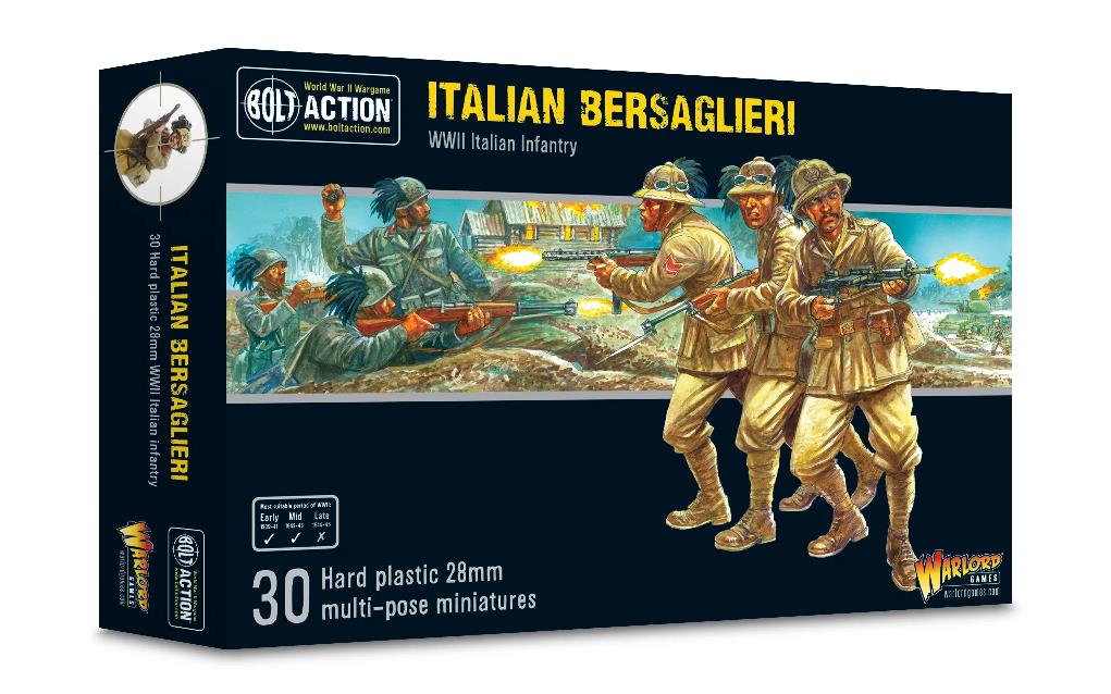 Italian Bersaglieri plastic box set