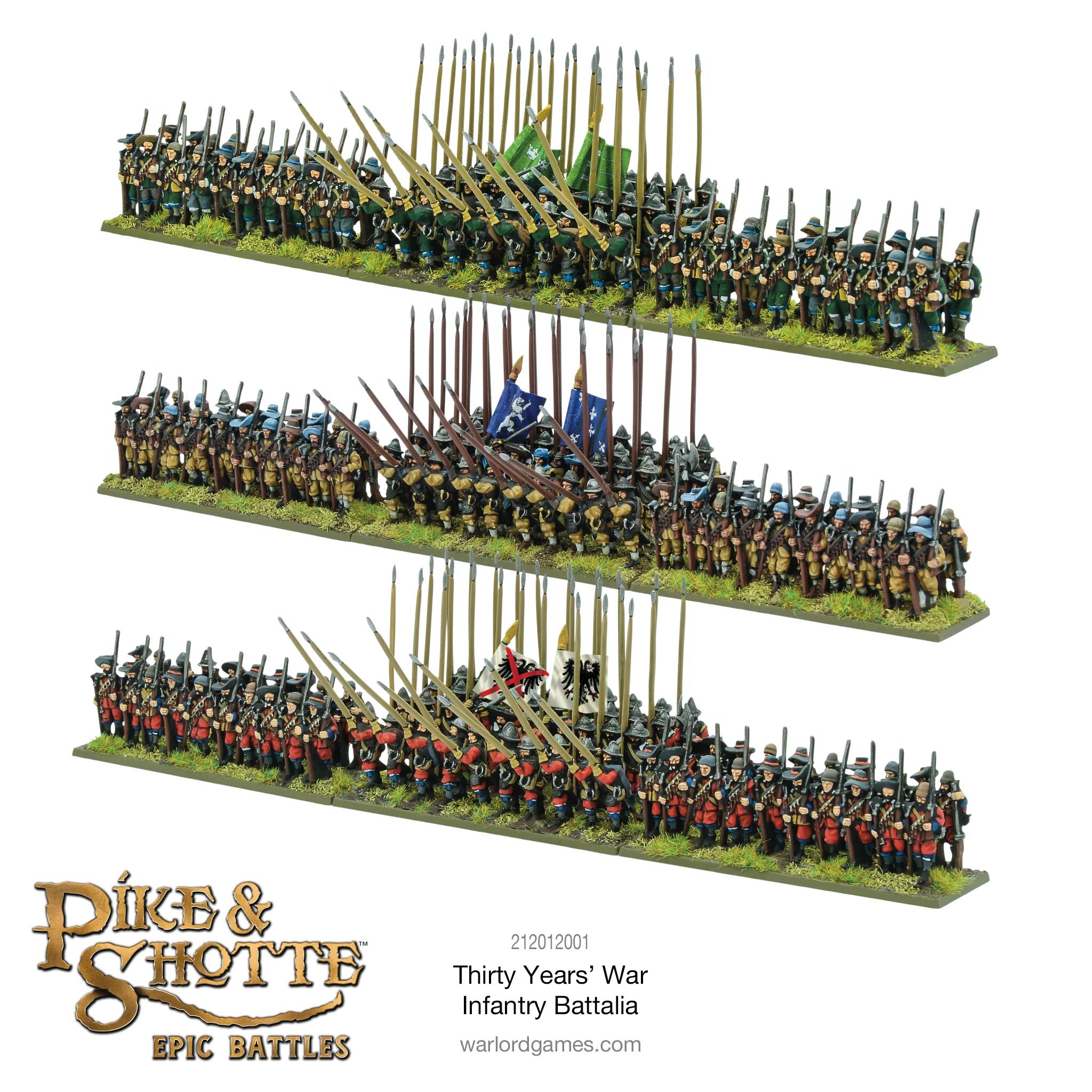 Pike & Shotte Epic Battles - Thirty Year's War Infantry Battalia