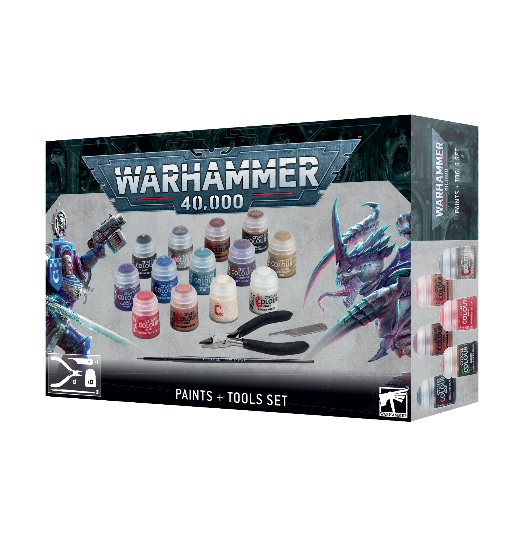 Warhammer 40000 Paints & Tools Set
