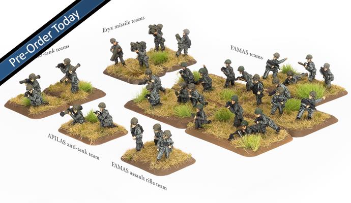 French Infantry Platoon (x33 figures)