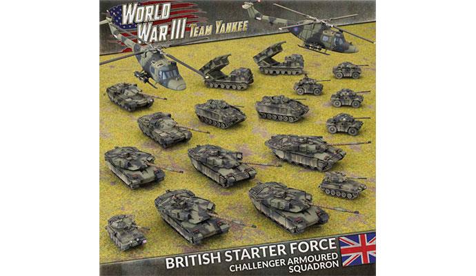 British Starter Force: Challenger Armoured Squadron (Plastic)