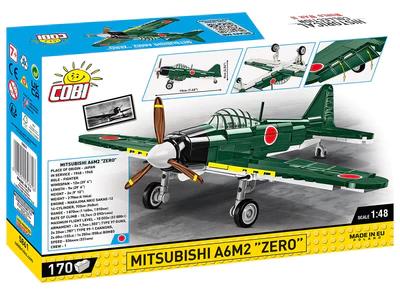 Mitsubishi A6M2 Zero brick plane model 