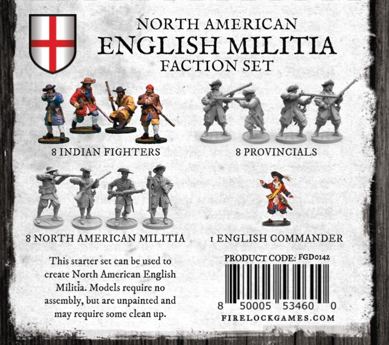 North American English Militia Faction Set