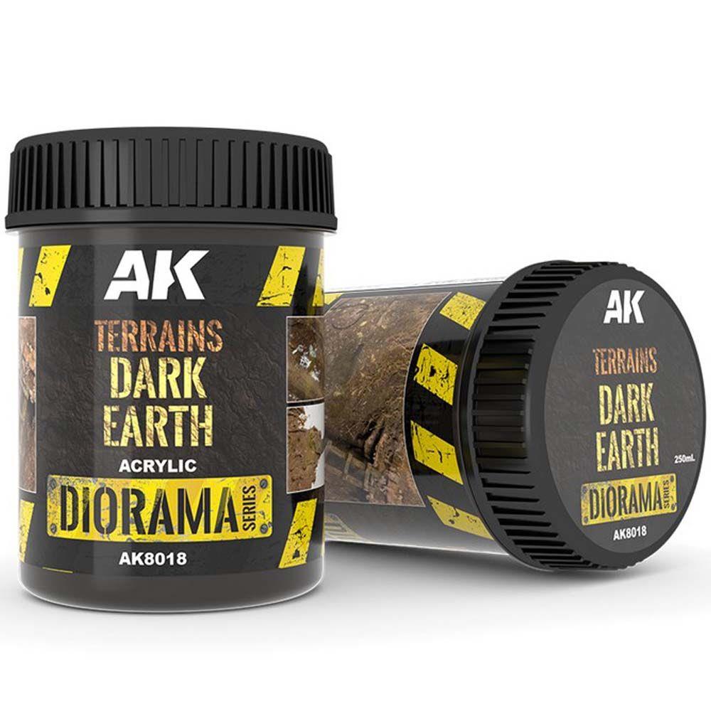AK Diorama: Terrains Dark Earth - 250ml (Acrylic)