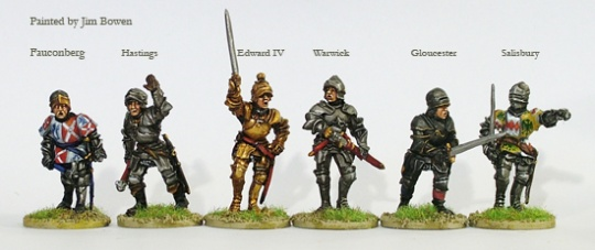 Yorkist Command and Warwick on foot - Metal