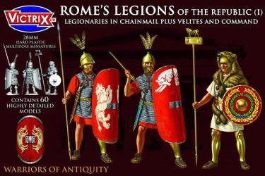 Rome's Legions of the Republic (I) in chainmail plus Velites and Command