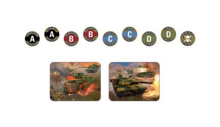 Mission Token Set (WWIII x12 Tokens x2 Objectives)