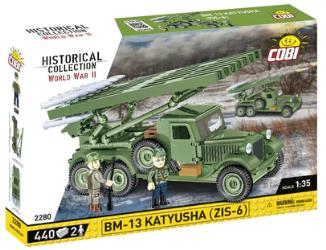 BM-13 Katyusha rocket launcher brick model