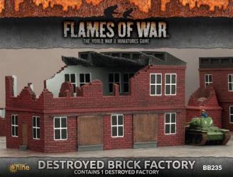 Destroyed Factories (x4 resin pieces)