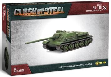 Soviet SU-100 Tank-Killer Company (x5 Plastic)