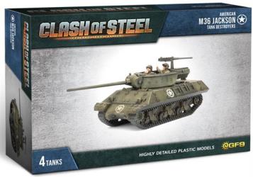 American M36 Jackson Tank Destroyers (x4 Plastic)