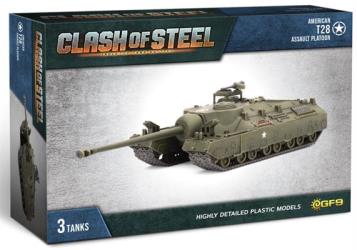 American T28 Assault Tank Platoon (x3 Plastic)