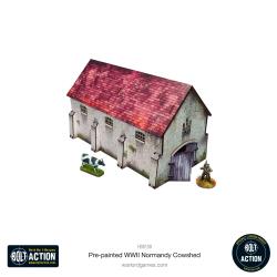 Pre-painted WWII Normandy Cowshed