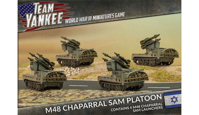 Israel M48 Chaparral SAM Platoon (WWIII x4 Tanks)