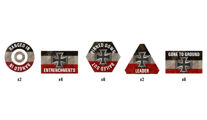 Great War - German Token Set