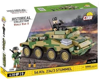 Sd. Kfz 234/3 Stummel brick armoured car model