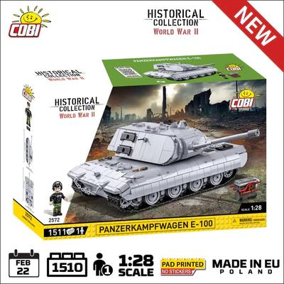 Panzerkampfwagen E-100 brick tank model 