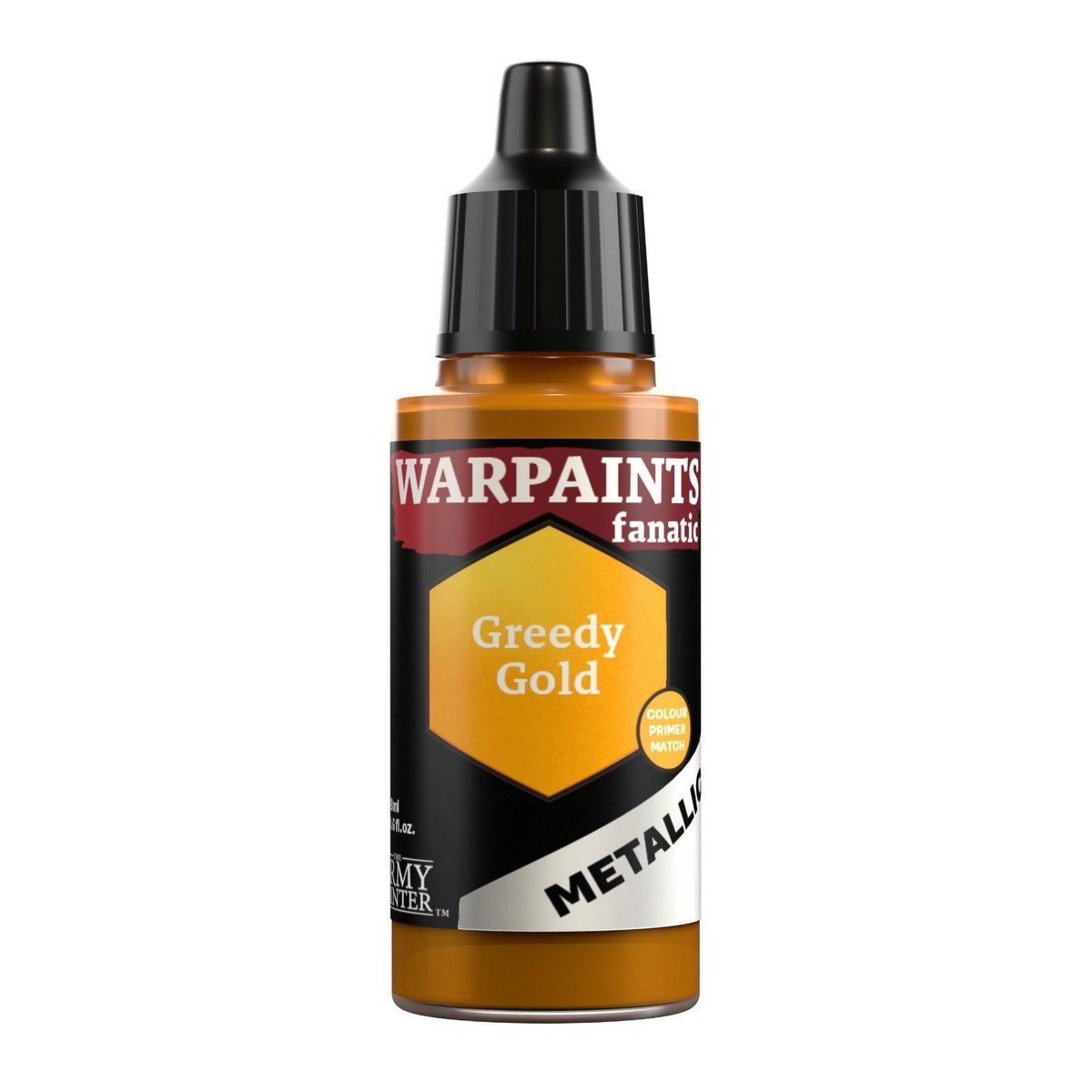 Warpaints Fanatic Metallic: Greedy Gold - 18ml