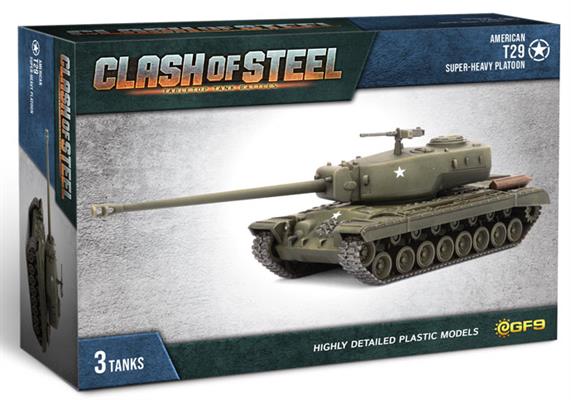 American T29 Super-Heavy Tank Platoon (x3 Plastic)