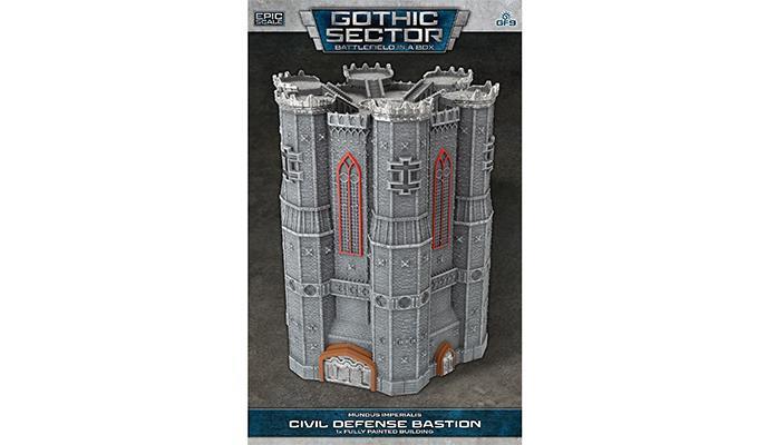 Mundus Imperialis - Civil Defense Bastion (6-10mm Scale)