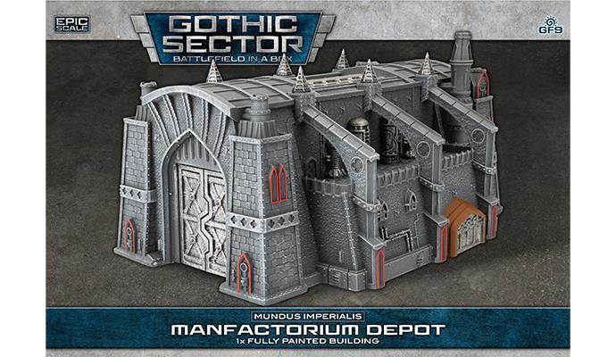  Mundus Imperialis - Manufactorium Depot (6-10mm scale)