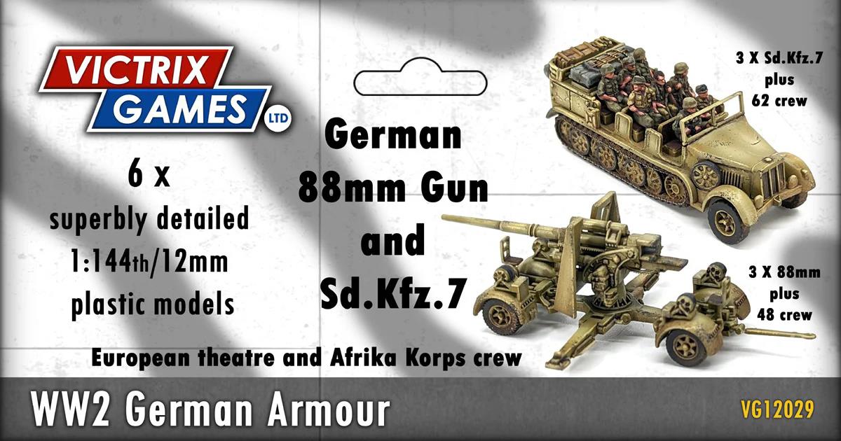 12mm German 88mm Gun and Sd.Kfz.7