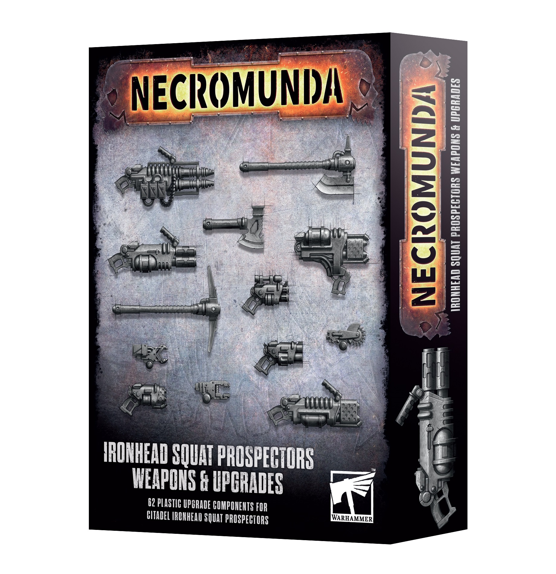 Necromunda: Squat Prospectors weapons and upgrades