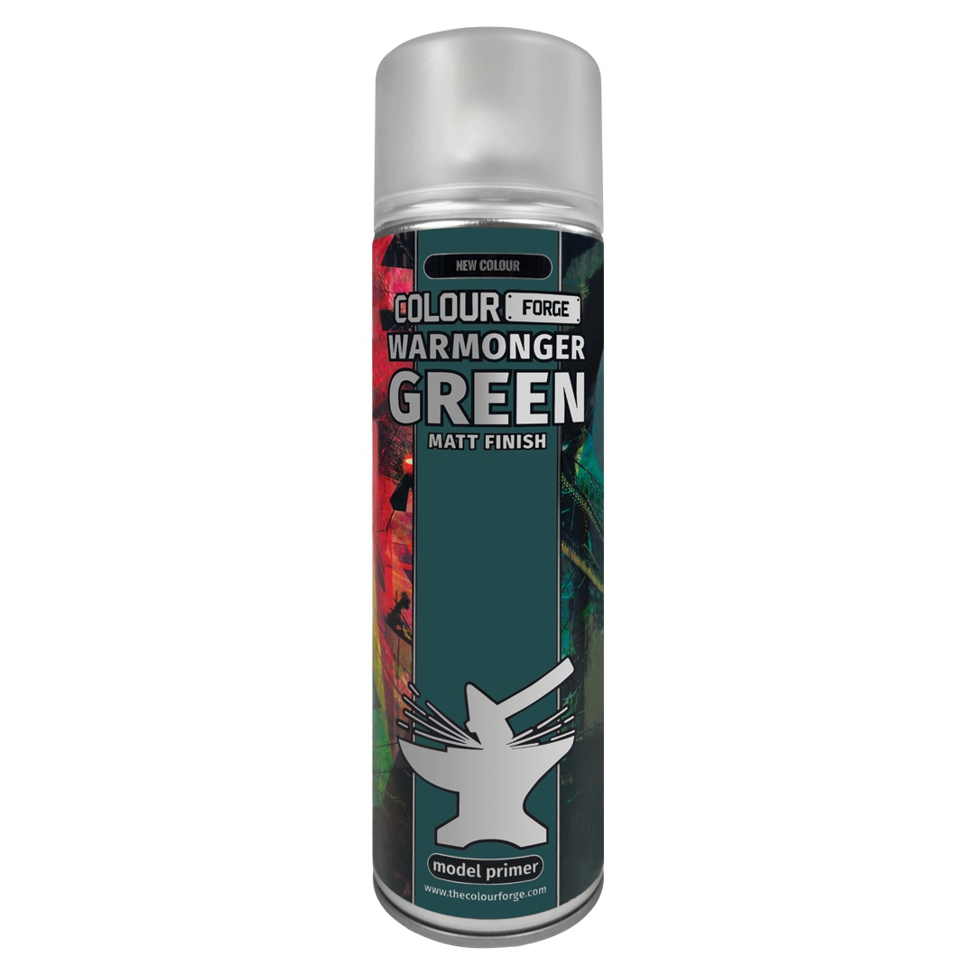 Colour Forge Warmonger Green Spray (500ml)